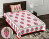 Jaipur Sanganeri Cotton Single Bedsheet with Pillow Cover (Buy 1 Get 1 Free)