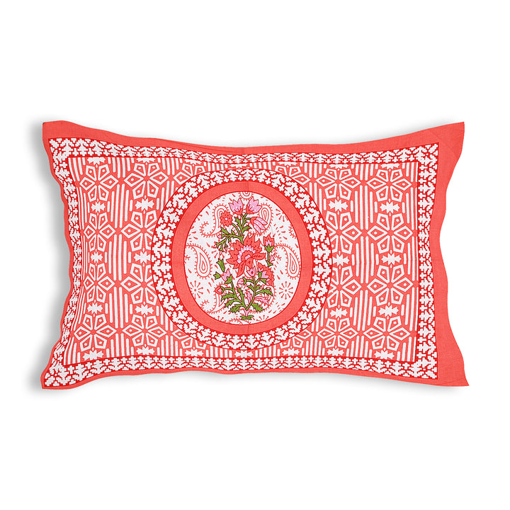 Jaipur Sanganeri Cotton Single Bedsheet with Pillow Cover (Buy 1 Get 1 Free)