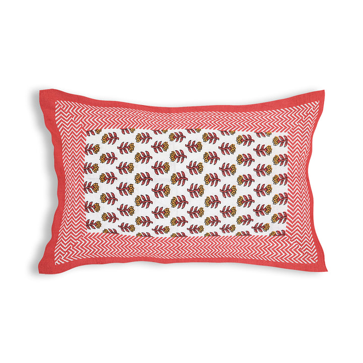Jaipur Sanganeri Cotton Single Bedsheet with Pillow Cover (Buy 1 Get 1 Free)