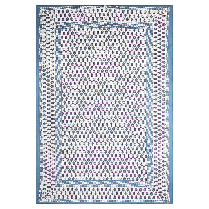 Jaipur Sanganeri Cotton Single Bedsheet with Pillow Cover (Buy 1 Get 1 Free)