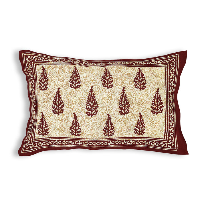 Jaipur Sanganeri Cotton Single Bedsheet with Pillow Cover (Buy 1 Get 1 Free)
