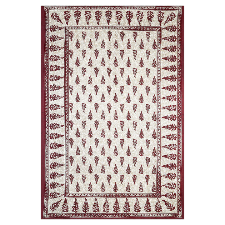 Jaipur Sanganeri Cotton Single Bedsheet with Pillow Cover (Buy 1 Get 1 Free)