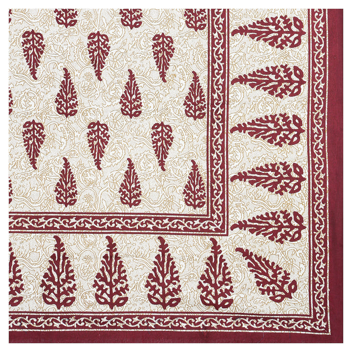 Jaipur Sanganeri Cotton Single Bedsheet with Pillow Cover (Buy 1 Get 1 Free)