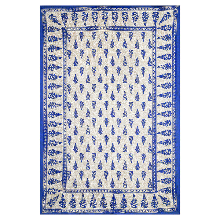 Jaipur Sanganeri Cotton Single Bedsheet with Pillow Cover (Buy 1 Get 1 Free)