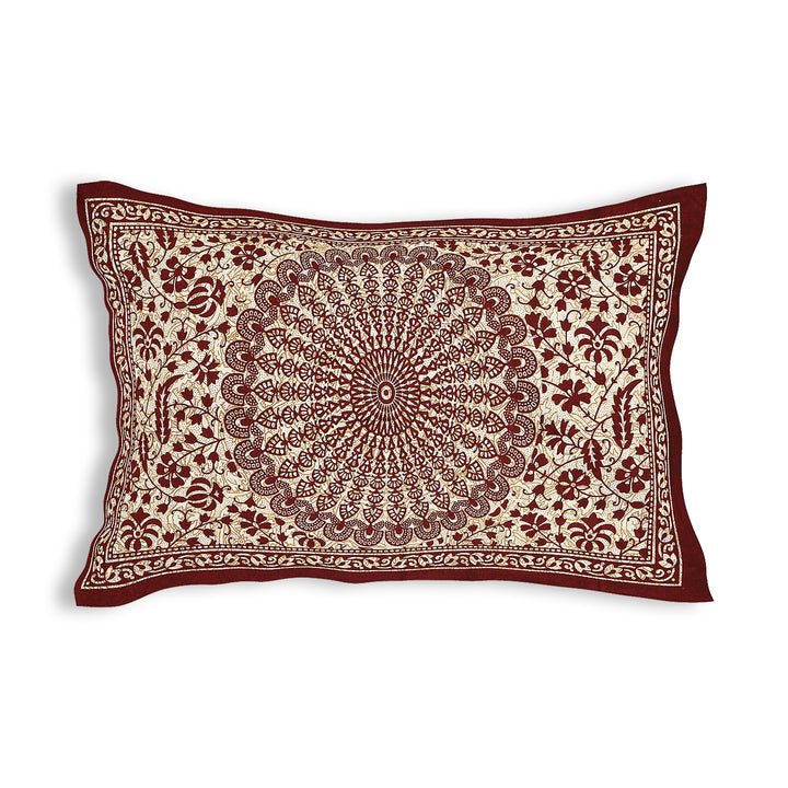 Jaipur Sanganeri Cotton Single Bedsheet with Pillow Cover (Buy 1 Get 1 Free)