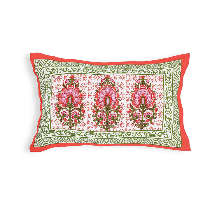 Jaipur Sanganeri Cotton Single Bedsheet with Pillow Cover (Buy 1 Get 1 Free)