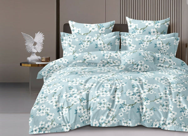 Jaipuri Rome Micro Collection King Size Bookfold Bedsheet Gift Pack 108x108 with 2 Pillow Covers - Jaipuri Vibes