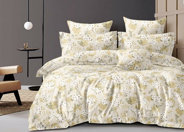 Jaipuri Rome Micro Collection King Size Bookfold Bedsheet Gift Pack 108x108 with 2 Pillow Covers - Jaipuri Vibes