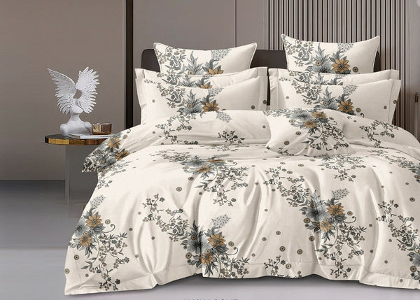 Jaipuri Rome Micro Collection King Size Bookfold Bedsheet Gift Pack 108x108 with 2 Pillow Covers - Jaipuri Vibes