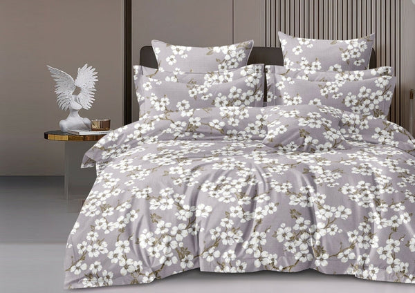 Jaipuri Rome Micro Collection King Size Bookfold Bedsheet Gift Pack 108x108 with 2 Pillow Covers - Jaipuri Vibes