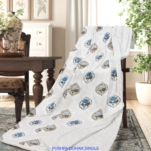 Premium Cotton Single Bed Dohar – Pack of 2 | Soft & Lightweight Comforter