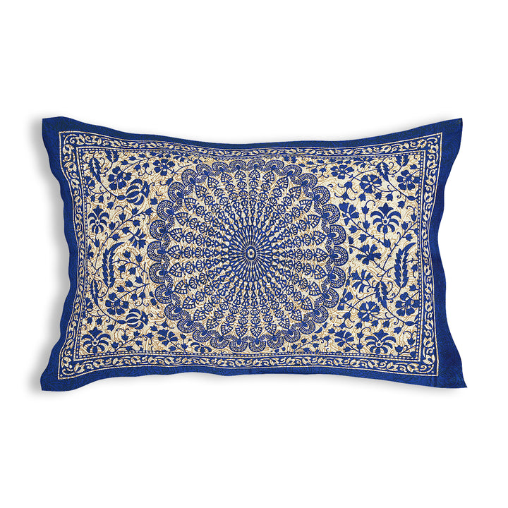 Jaipur Sanganeri Cotton Single Bedsheet with Pillow Cover (Buy 1 Get 1 Free)