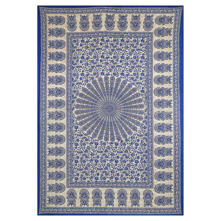 Jaipur Sanganeri Cotton Single Bedsheet with Pillow Cover (Buy 1 Get 1 Free)