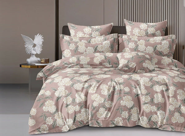 Jaipuri Rome Micro Collection King Size Bookfold Bedsheet Gift Pack 108x108 with 2 Pillow Covers - Jaipuri Vibes