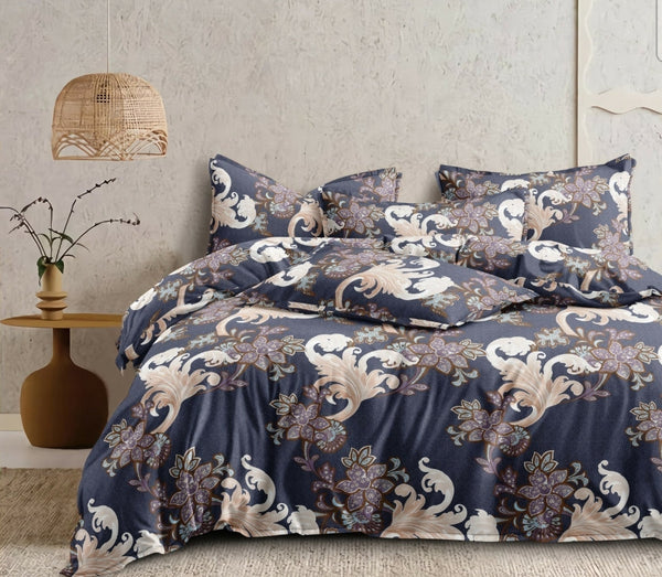 Jaipuri Rome Micro Collection King Size Bookfold Bedsheet Gift Pack 108x108 with 2 Pillow Covers - Jaipuri Vibes