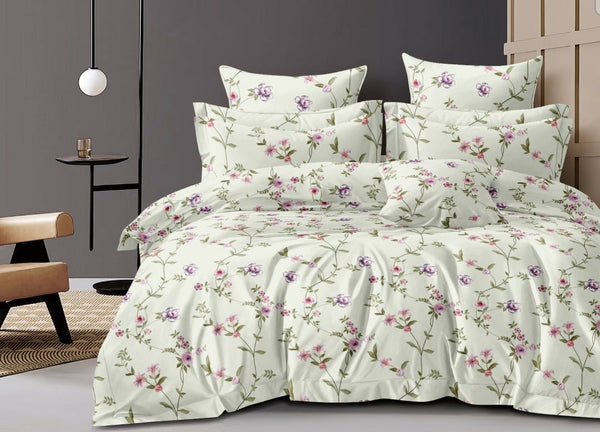 Jaipuri Rome Micro Collection King Size Bookfold Bedsheet Gift Pack 108x108 with 2 Pillow Covers - Jaipuri Vibes