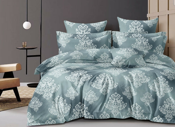 Jaipuri Rome Micro Collection King Size Bookfold Bedsheet Gift Pack 108x108 with 2 Pillow Covers - Jaipuri Vibes
