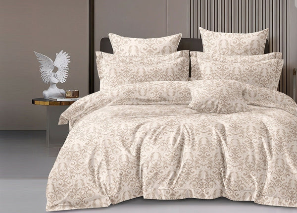 Jaipuri Rome Micro Collection King Size Bookfold Bedsheet Gift Pack 108x108 with 2 Pillow Covers - Jaipuri Vibes