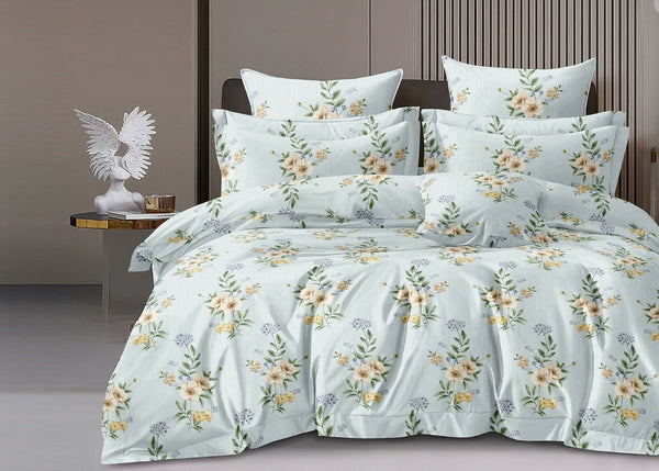 Jaipuri Rome Micro Collection King Size Bookfold Bedsheet Gift Pack 108x108 with 2 Pillow Covers - Jaipuri Vibes