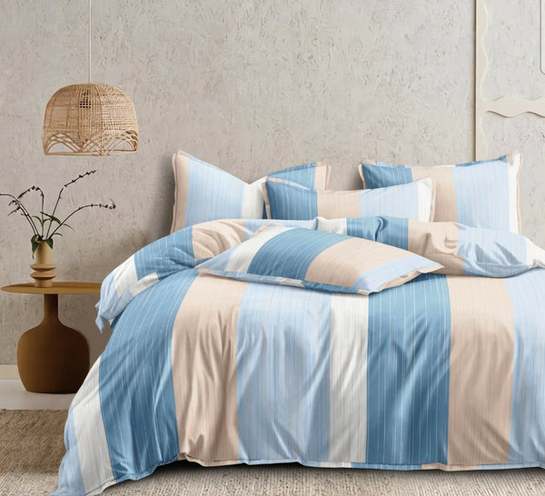Jaipuri Rome Micro Collection King Size Bookfold Bedsheet Gift Pack 108x108 with 2 Pillow Covers - Jaipuri Vibes