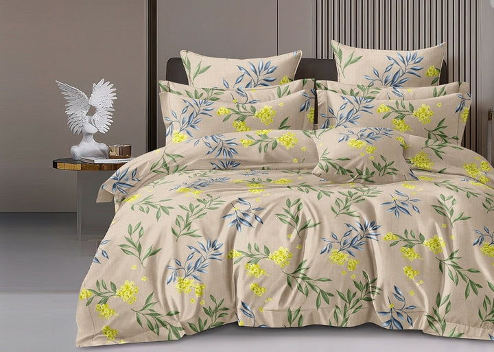 Jaipuri Rome Micro Collection King Size Bookfold Bedsheet Gift Pack 108x108 with 2 Pillow Covers - Jaipuri Vibes