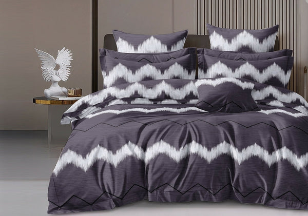 Jaipuri Rome Micro Collection King Size Bookfold Bedsheet Gift Pack 108x108 with 2 Pillow Covers - Jaipuri Vibes