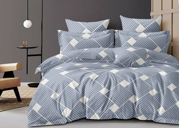 Jaipuri Rome Micro Collection King Size Bookfold Bedsheet Gift Pack 108x108 with 2 Pillow Covers - Jaipuri Vibes