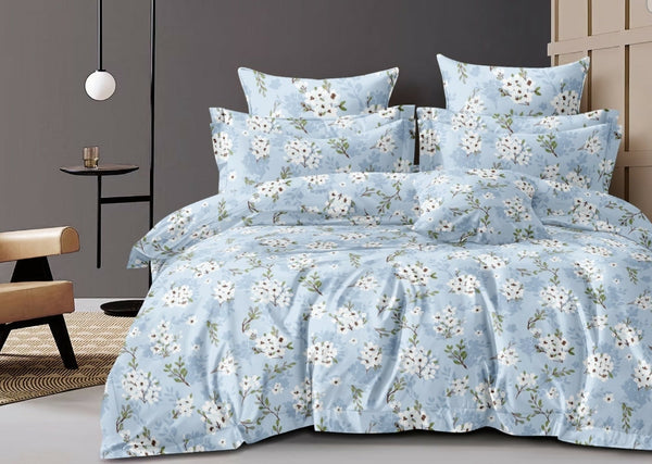 Jaipuri Rome Micro Collection King Size Bookfold Bedsheet Gift Pack 108x108 with 2 Pillow Covers - Jaipuri Vibes