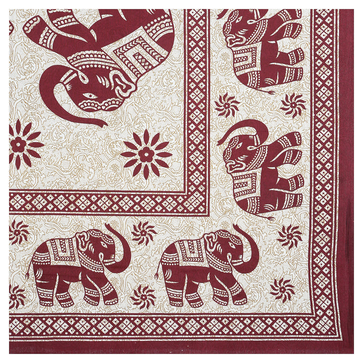 Jaipur Sanganeri Cotton Single Bedsheet with Pillow Cover (Buy 1 Get 1 Free)