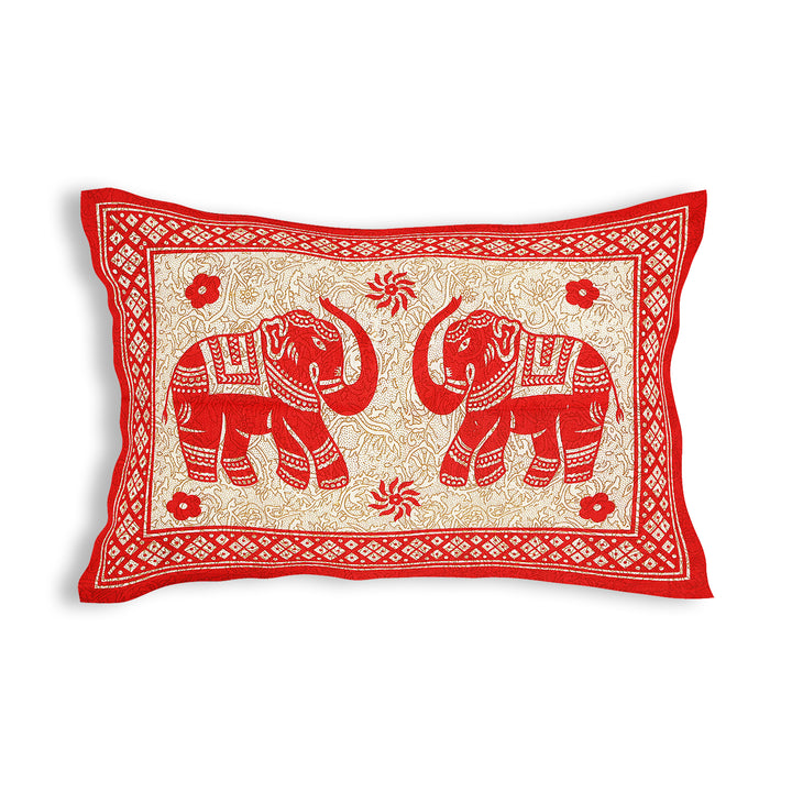 Jaipur Sanganeri Cotton Single Bedsheet with Pillow Cover (Buy 1 Get 1 Free)