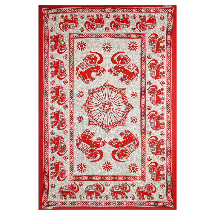Jaipur Sanganeri Cotton Single Bedsheet with Pillow Cover (Buy 1 Get 1 Free)