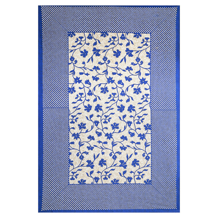 Jaipur Sanganeri Cotton Single Bedsheet with Pillow Cover (Buy 1 Get 1 Free)