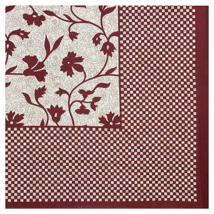 Jaipur Sanganeri Cotton Single Bedsheet with Pillow Cover (Buy 1 Get 1 Free)