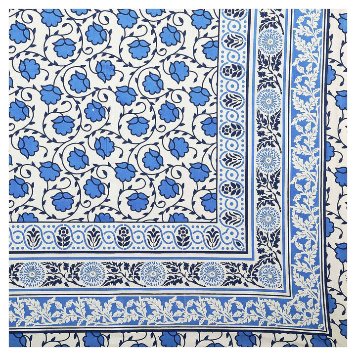 Luxury Cotton Bedsheet (120x120 inches) with 2 Pillow Covers – Soft & Stylish