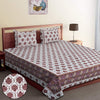 Luxury Cotton Bedsheet (120x120 inches) with 2 Pillow Covers – Soft & Stylish