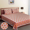 Luxury Cotton Bedsheet (120x120 inches) with 2 Pillow Covers – Soft & Stylish