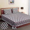 Luxury Cotton Bedsheet (120x120 inches) with 2 Pillow Covers – Soft & Stylish