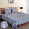 Luxury Cotton Bedsheet (120x120 inches) with 2 Pillow Covers – Soft & Stylish