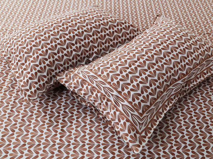 Luxury Cotton Bedsheet (120x120 inches) with 2 Pillow Covers – Soft & Stylish