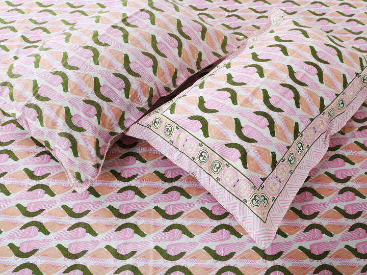 Luxury Cotton Bedsheet (120x120 inches) with 2 Pillow Covers – Soft & Stylish