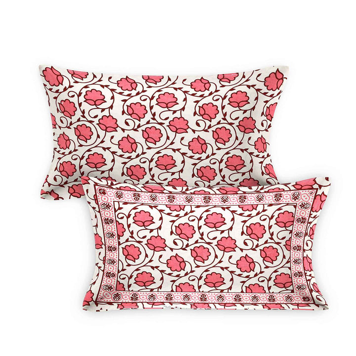 Luxury Cotton Bedsheet (120x120 inches) with 2 Pillow Covers – Soft & Stylish