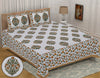 Jaipur Sanganeri Cotton Viscose Mix Bedsheet – Soft, Comfortable & Elegant (Buy 1 Get 1 Free)