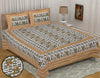 Jaipur Sanganeri Cotton Viscose Mix Bedsheet – Soft, Comfortable & Elegant (Buy 1 Get 1 Free)