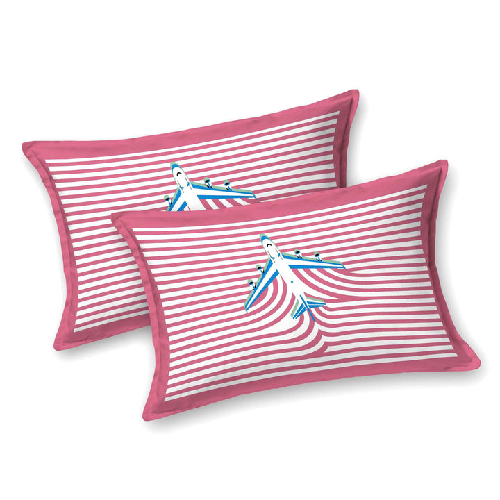 Premium Cotton Bedsheet (108x108 inches) with 2 Pillow Covers